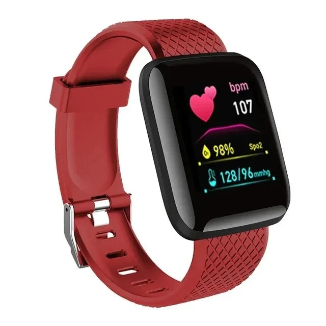 Smart Fitness Tracker Bracelet with Color Screen Health Reminders Exercise Step Counting Intelligent Information Notifications