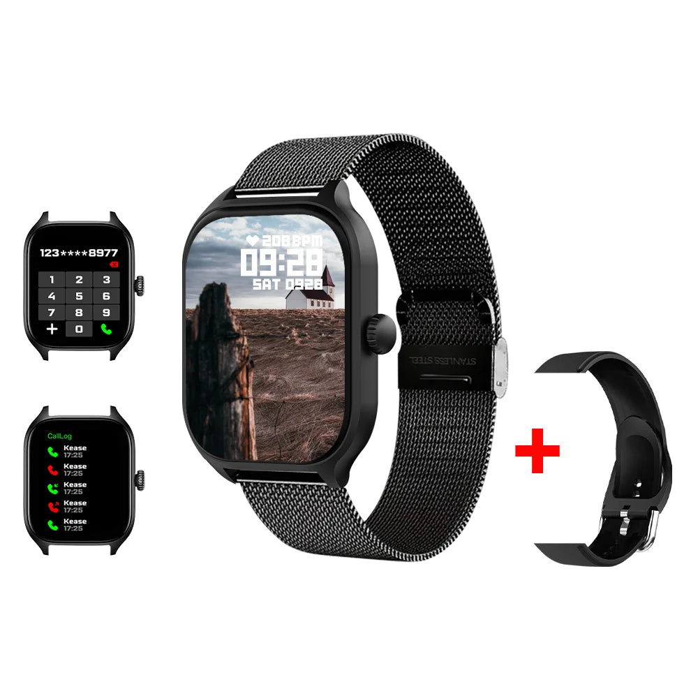 PHONEPACE H9 Intelligent Watch Bluetooth Call Remote Photography Sleep Monitoring Multiple Sports Modes Heart Rate Blood