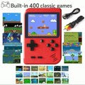 Red Retro Handheld Game Console for Kids  400 Classic Games  Rechargeable   TV-Connectable
