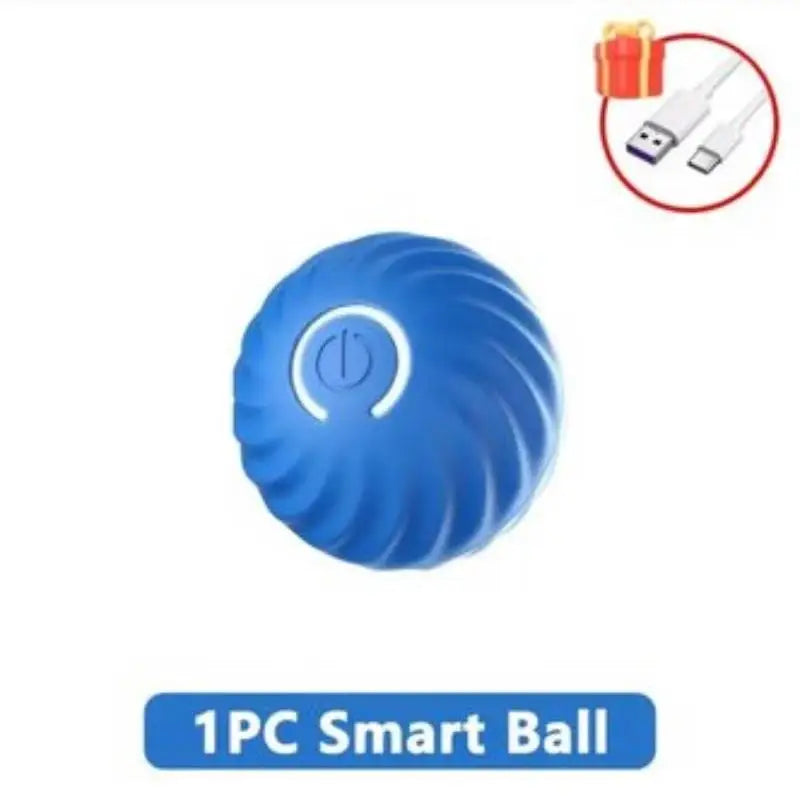Smart Dog Toy Ball Electronic Interactive Pet Toy Moving Ball USB Automatic Moving Bouncing for Puppy Birthday Gift Cat Products