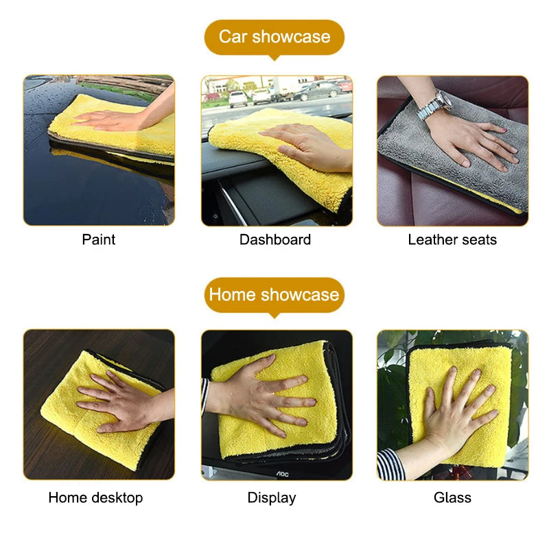 Truck Car Super Absorbent Car Wash Microfiber Towel Car Cleaning Drying Cloth Extra Large Size Drying Towel Car Care Detailing