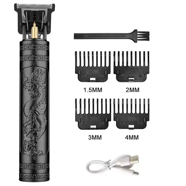 OHS Rechargeable  Vintage T9 Cordless Hair Cutting Machine Electric Shaver For Man Hair Clipper Barber Trimmer Beard Razors