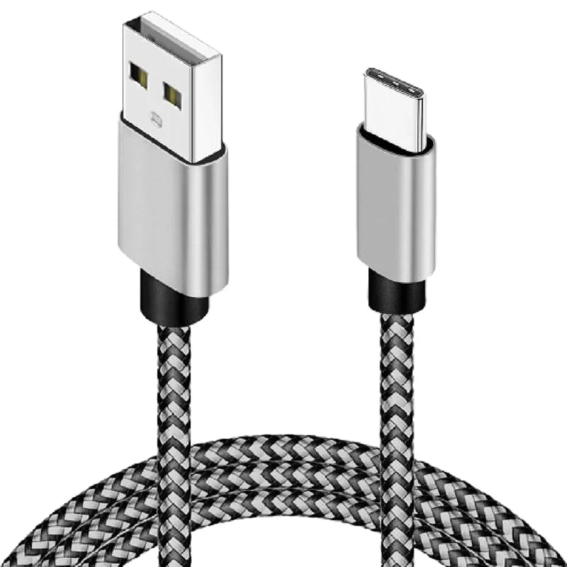 USB A to Type C Fast Nylon Braided Cables Wire Charger Cable For Xiaomi Samsung Huawei Android Phone Charger Cable Accessories
