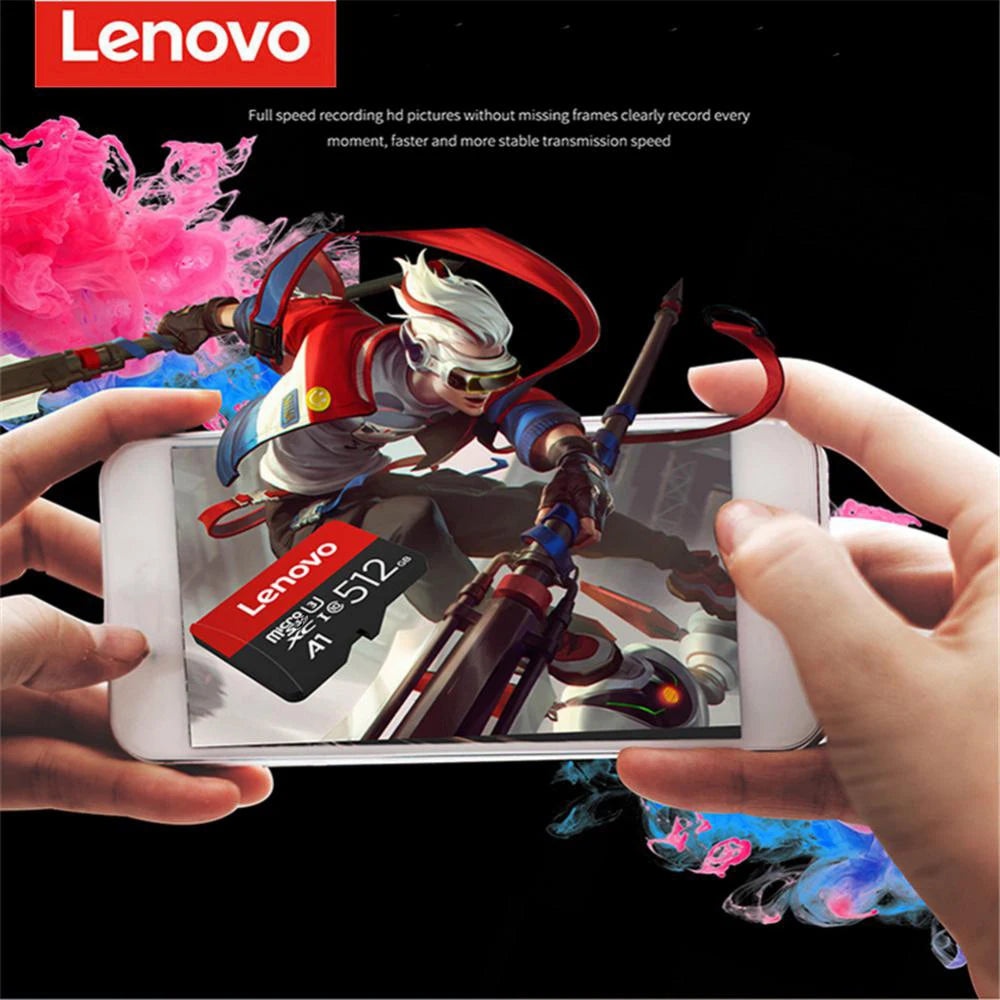 Lenovo 1TB Memory Card 1TB High Speed Full HD Video 512GB MINI SD Card 256GB 128GB 64GB Newest Micro Card for Phone/Tablet/PC
