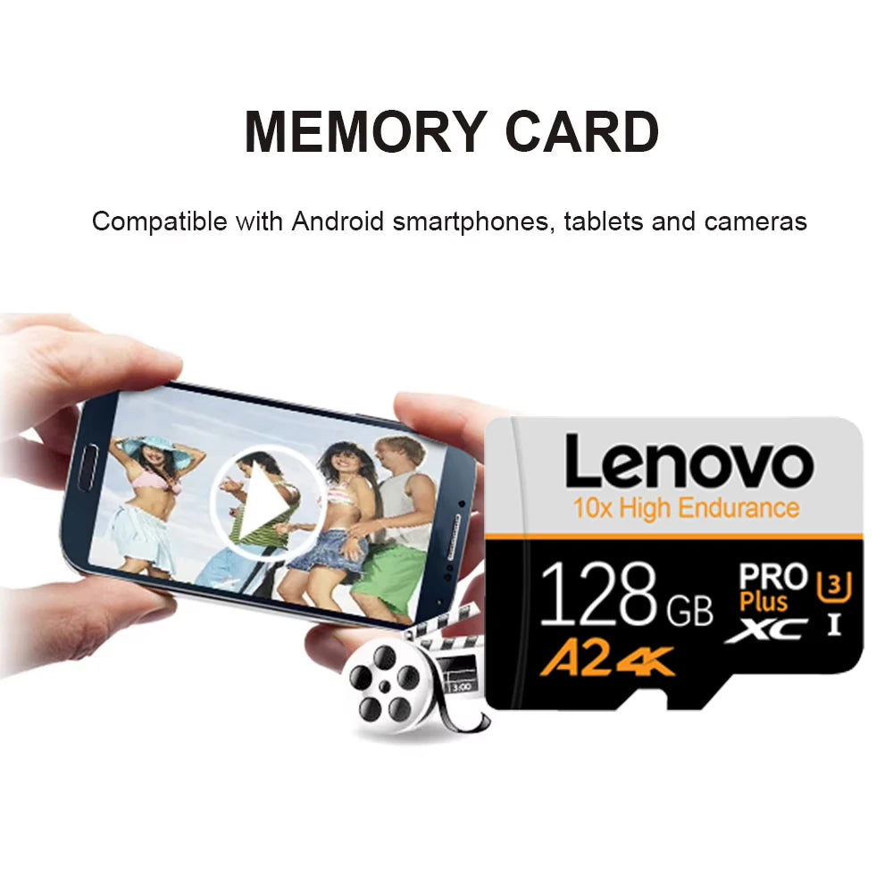 Lenovo Original Micro TF SD Card 2TB Memoria SD 256GB 512GB 1TB Cartao De Memoria 128GB Mini TF Flash Memory Card For Car Camera