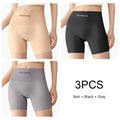 3PCS/set Protective Shorts Plus Size Shorts Seamless Underwear for Women Safety Short Pants Ice Silk Panties Summer Intimates