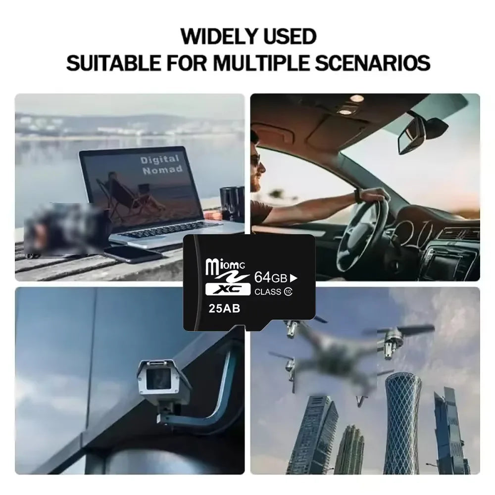 10 Categories High-speed Memory card 4GB 8GB 16GB 32GB 64GB 128GB sd card Mini TF card is used to monitor the drone tachograph