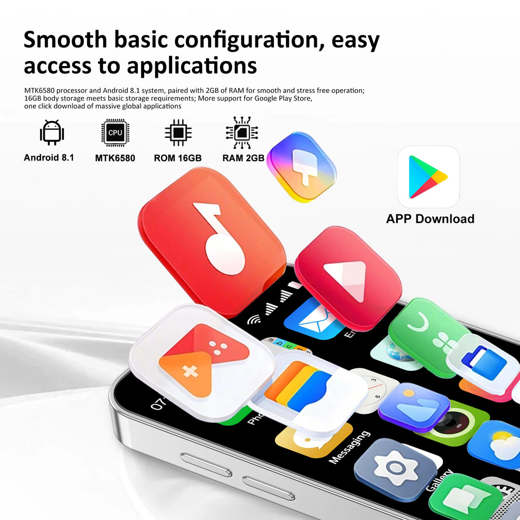 2026 NEW SERVO 18SE mini Smartphone 3.0 Inches Screen Dual SIM Card Android 16GB WCDMA 3G Cellular Unlocked Cellphone Play Store