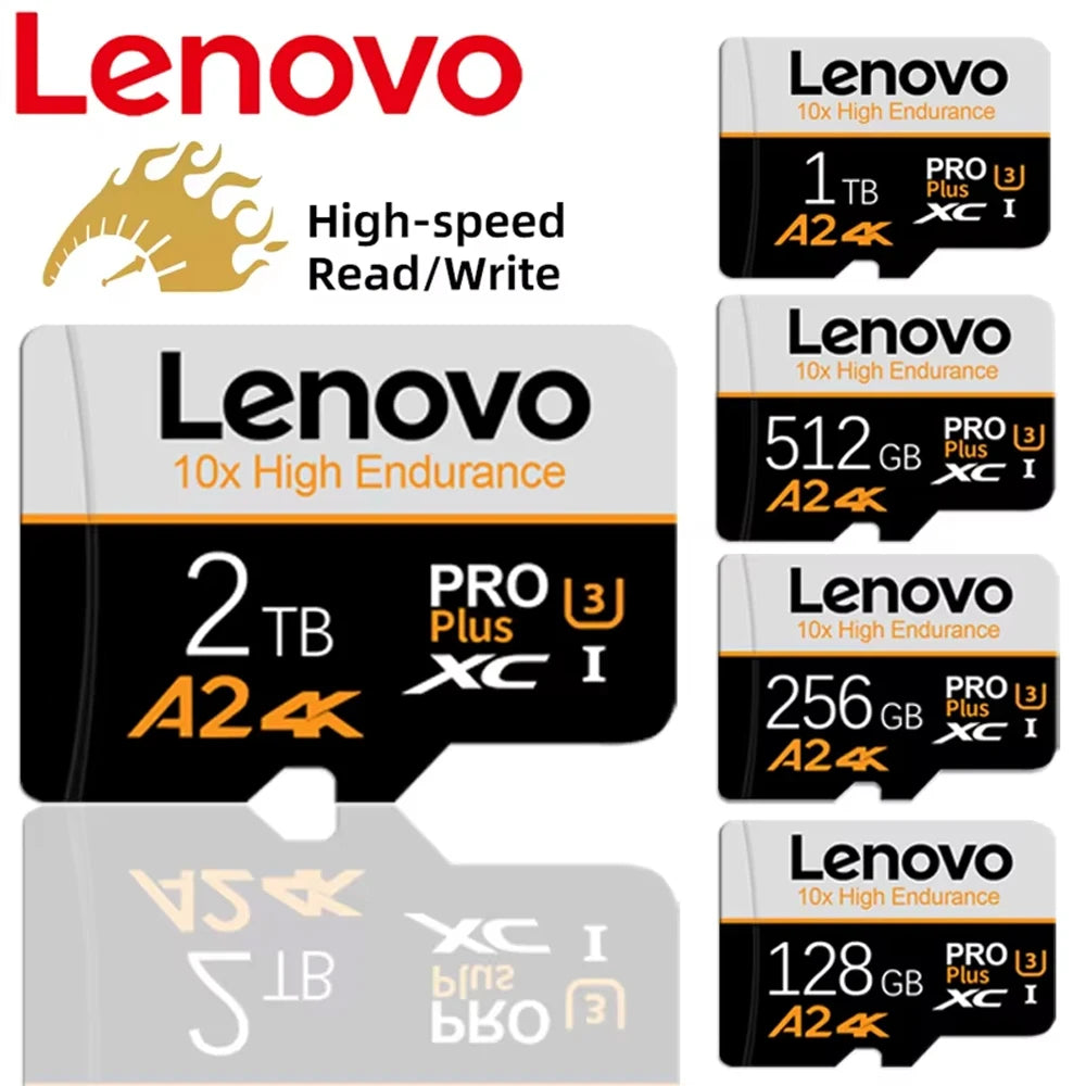 Lenovo Original Micro TF SD Card 2TB Memoria SD 256GB 512GB 1TB Cartao De Memoria 128GB Mini TF Flash Memory Card For Car Camera