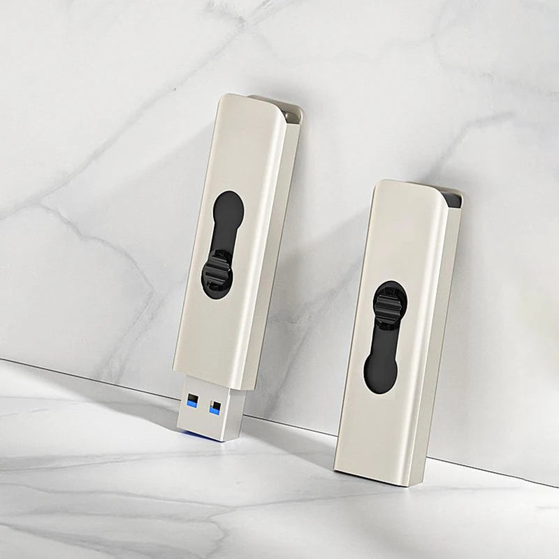 HP USB3.2 Flash Drive 32GB 64GB Metal USB Pendrive 128GB 256GB Creative Personality Car Music High-Speed U Disk