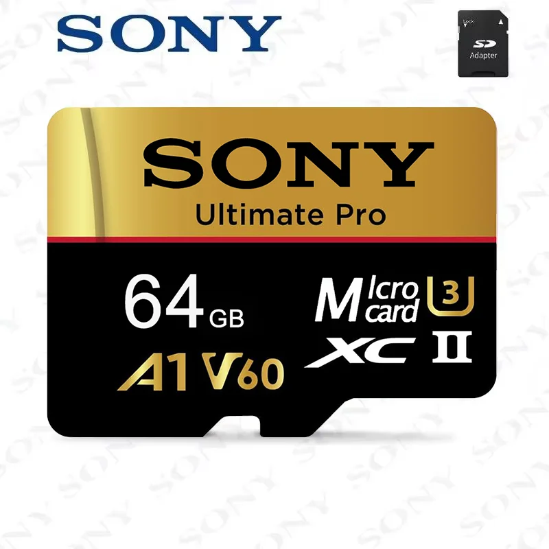 Sony High Speed Flash Memory Card 128GB Micro SD Card U3 V60 TF Flash Card 512GB 256GB 64GB 1TB Memory Card for Nintendo Switch