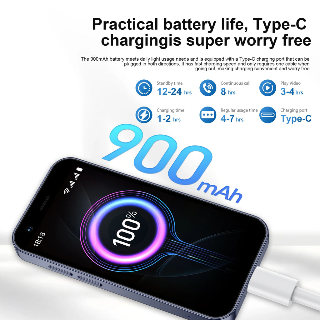 2026 NEW SERVO 18SE mini Smartphone 3.0 Inches Screen Dual SIM Card Android 16GB WCDMA 3G Cellular Unlocked Cellphone Play Store