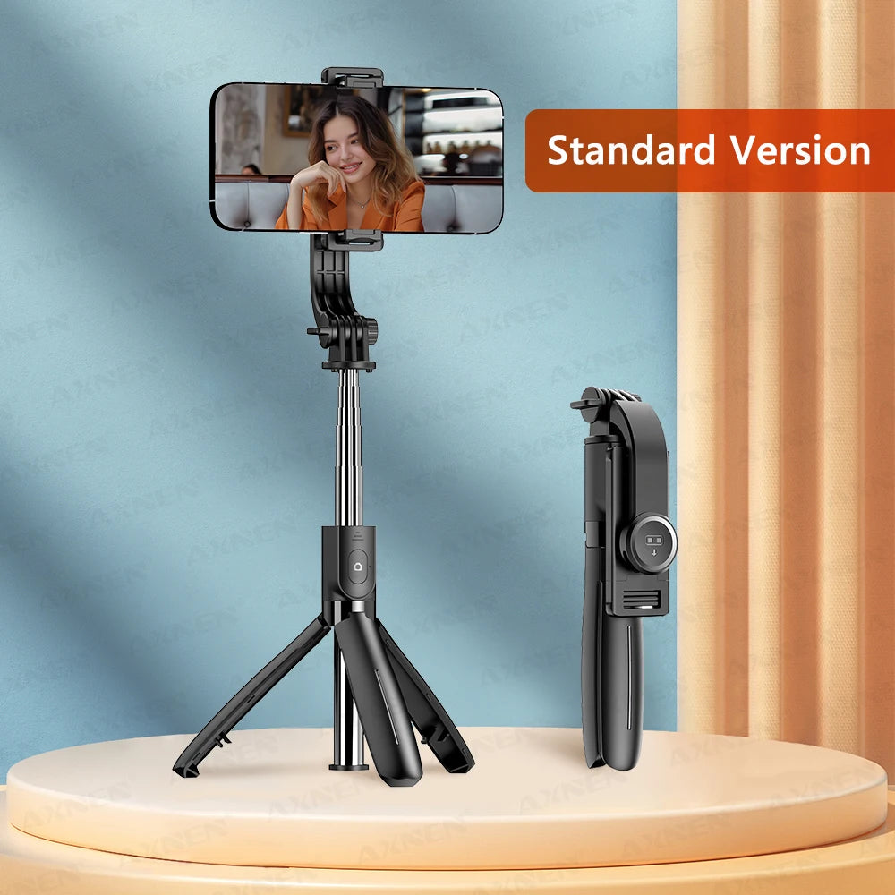 Selfie Stick Tripod for Cell Phone, Mobile Stand Monopod with Wireless Remote for iPhone Samsung Huawei Xiaomi Smartphone
