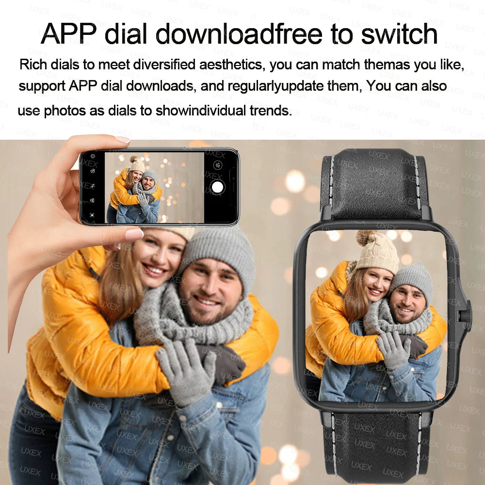 New Smart Watch 1.83'' Full Screen Bluetooth Talk Blood Oxygen/Blood Pressure Monitor Smartwatch for Women Men Holiday Gift 2026