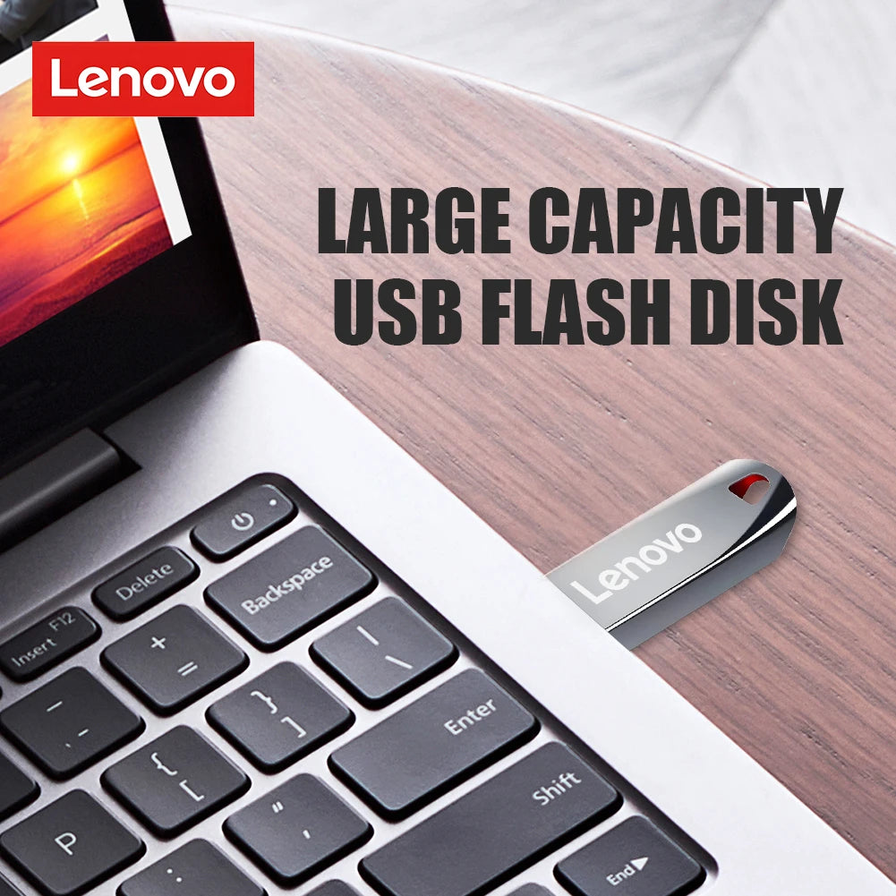 Lenovo 2TB 1TB Pen Drive USB3.1 450MB/s Students 512GB 256GB USB3.0 Flash Drive 350MB/s 128GB U Disk 250MB/s School Mini PlugPla
