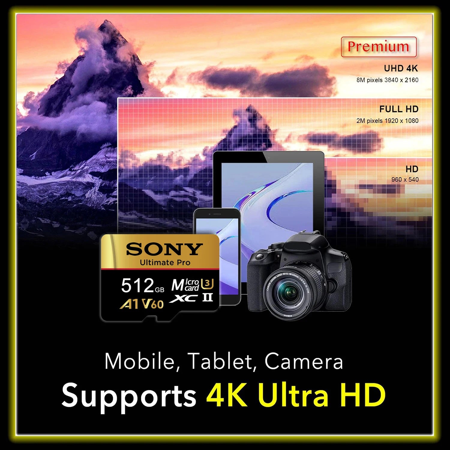 Sony High Speed Flash Memory Card 128GB Micro SD Card U3 V60 TF Flash Card 512GB 256GB 64GB 1TB Memory Card for Nintendo Switch