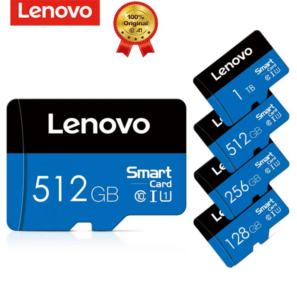 Lenovo 1TB Memory Card 1TB High Speed Full HD Video 512GB MINI SD Card 256GB 128GB 64GB Newest Micro Card for Phone/Tablet/PC