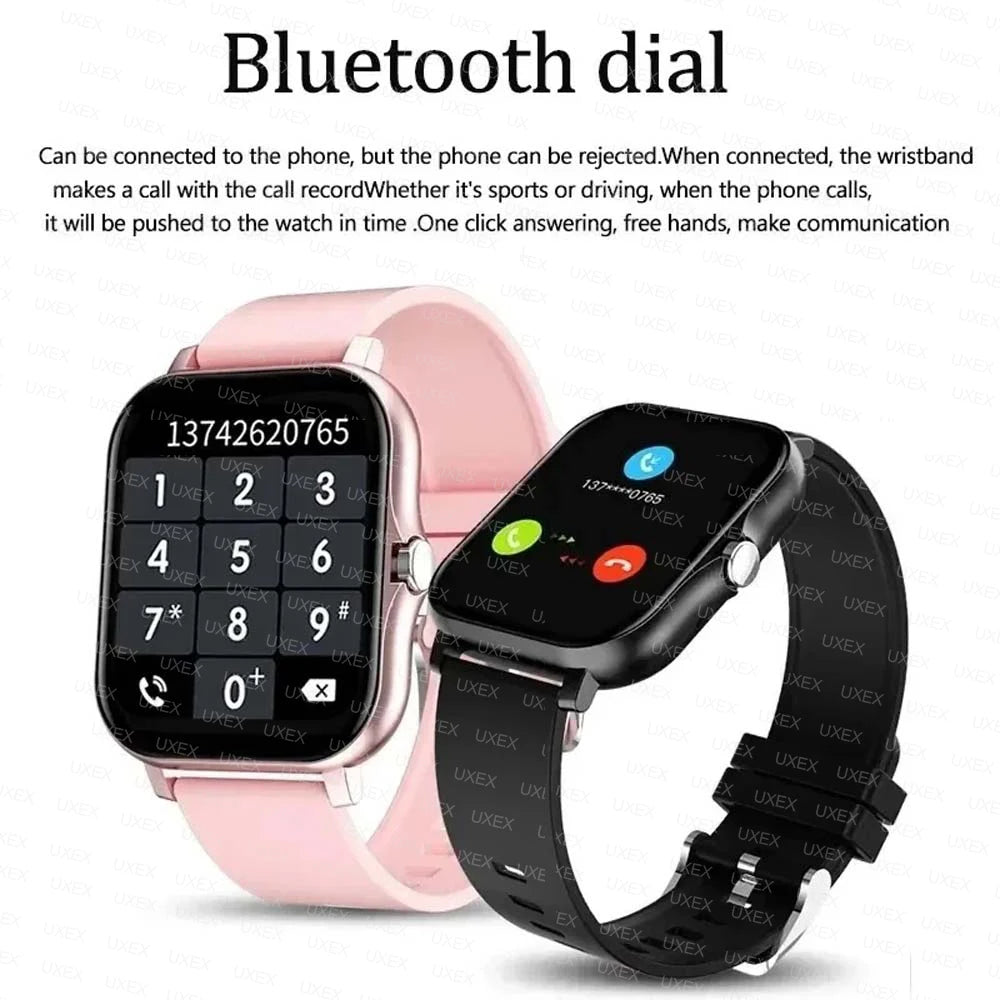 New Smart Watch 1.83'' Full Screen Bluetooth Talk Blood Oxygen/Blood Pressure Monitor Smartwatch for Women Men Holiday Gift 2026