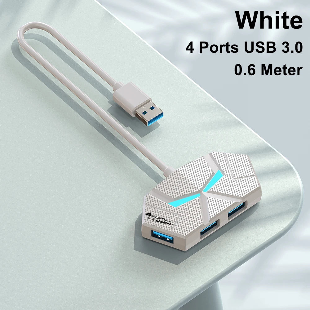 4/7 Ports USB 3.0 HUB 5Gbps USB Docking Station USB HUB USB Splitter OTG Adapter with TYPE C Power Port For PC Laptop Macbook