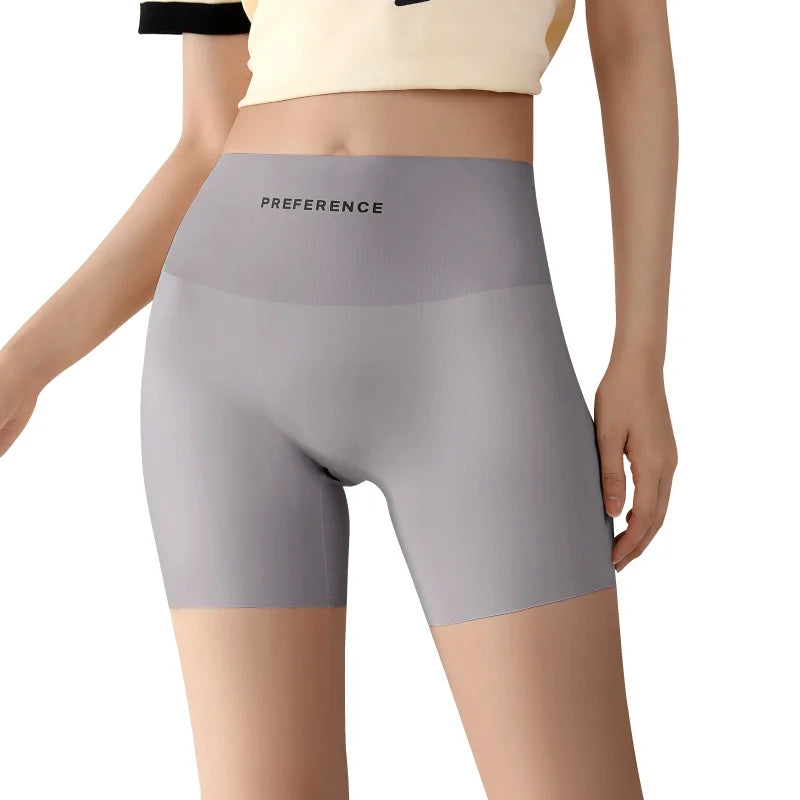 3PCS/set Protective Shorts Plus Size Shorts Seamless Underwear for Women Safety Short Pants Ice Silk Panties Summer Intimates