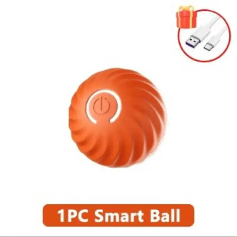 Smart Dog Toy Ball Electronic Interactive Pet Toy Moving Ball USB Automatic Moving Bouncing for Puppy Birthday Gift Cat Products