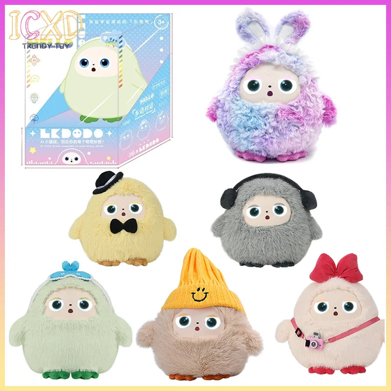 Ai Chat Intelligent Toy Interactive Early Education Companion Robot Voice Music Playing Eye Doll Children'S Gift Electronic Desk
