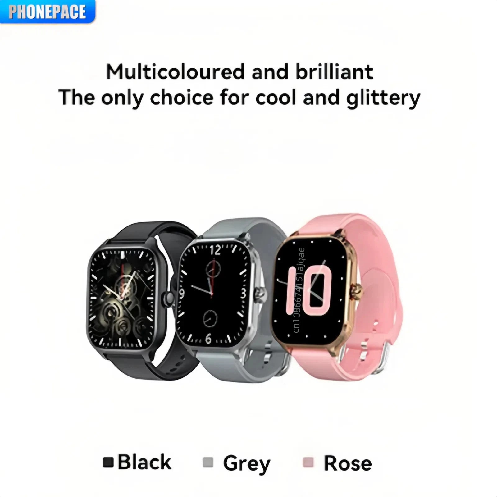 PHONEPACE H9 Intelligent Watch Bluetooth Call Remote Photography Sleep Monitoring Multiple Sports Modes Heart Rate Blood