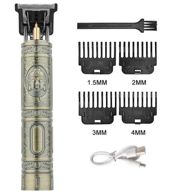 OHS Rechargeable  Vintage T9 Cordless Hair Cutting Machine Electric Shaver For Man Hair Clipper Barber Trimmer Beard Razors