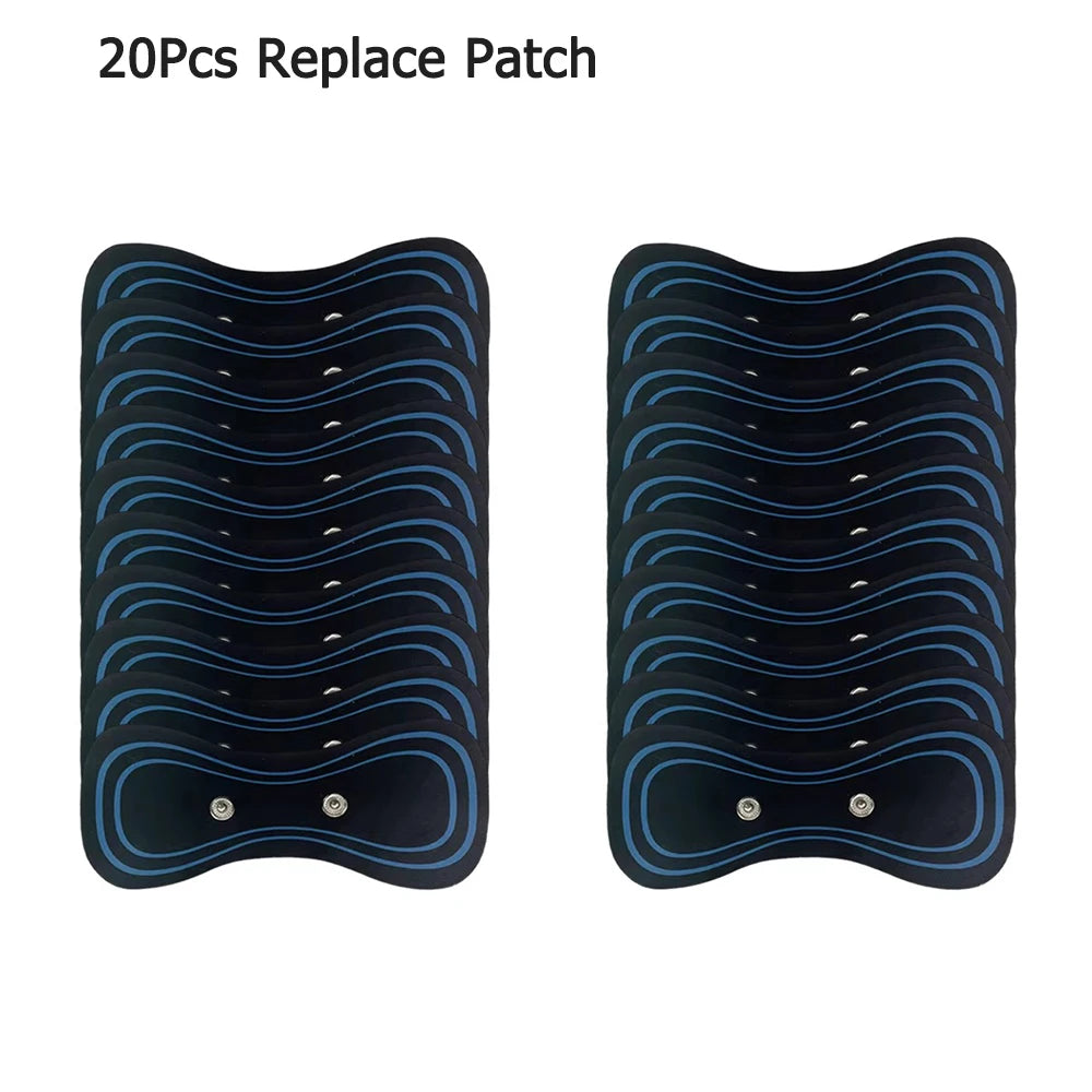 EMS Neck Massager Portable TENS Pulse Machine Cervical Neck Back Patch Muscle Stimulator Pain Relief Massage Tool