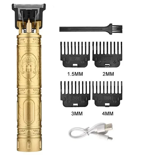 OHS Rechargeable  Vintage T9 Cordless Hair Cutting Machine Electric Shaver For Man Hair Clipper Barber Trimmer Beard Razors