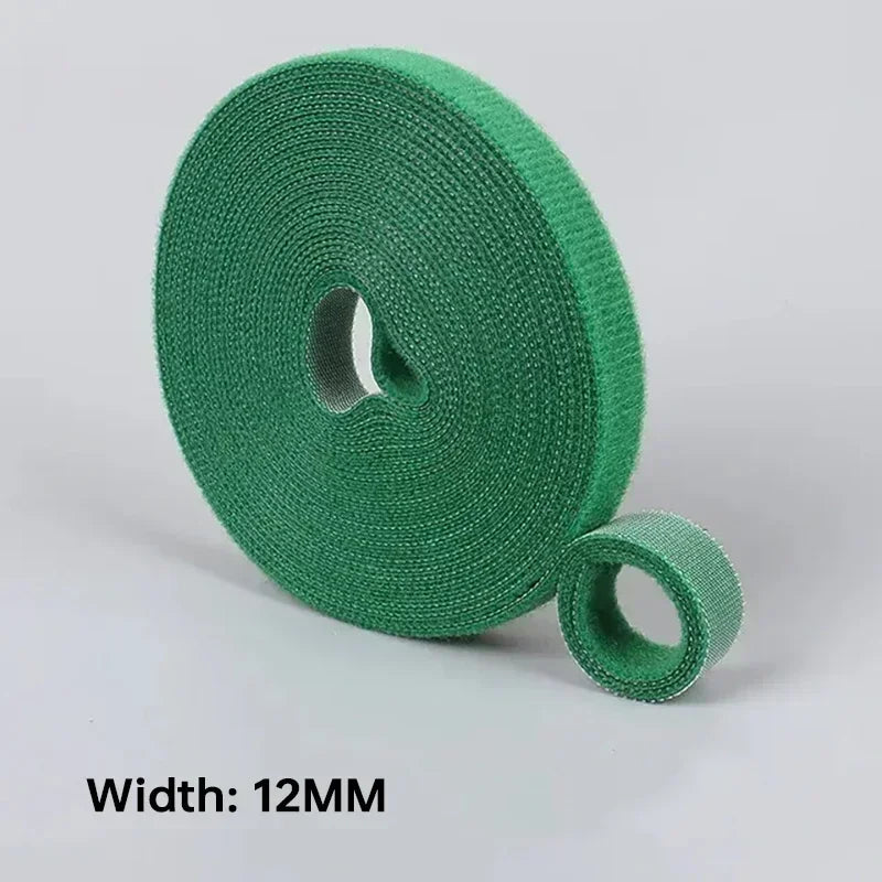 Wholesale 2/5M/Roll 12mm Width Cable Organizer USB Cable Winder Management nylon Free Cut Ties Mouse earphone Cord cable ties