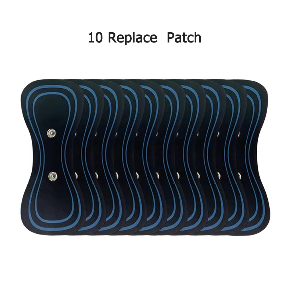 EMS Neck Massager Portable TENS Pulse Machine Cervical Neck Back Patch Muscle Stimulator Pain Relief Massage Tool