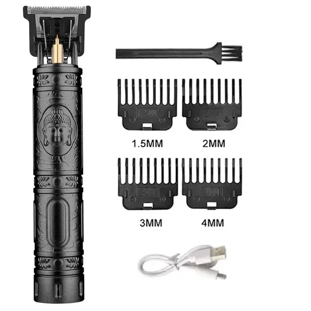 OHS Rechargeable  Vintage T9 Cordless Hair Cutting Machine Electric Shaver For Man Hair Clipper Barber Trimmer Beard Razors