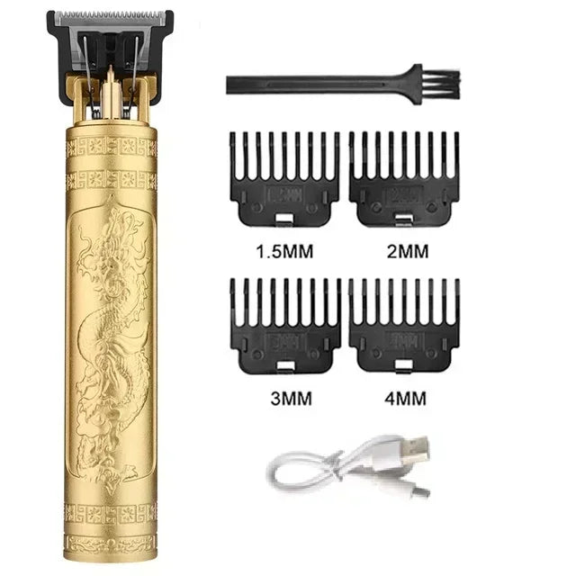 OHS Rechargeable  Vintage T9 Cordless Hair Cutting Machine Electric Shaver For Man Hair Clipper Barber Trimmer Beard Razors
